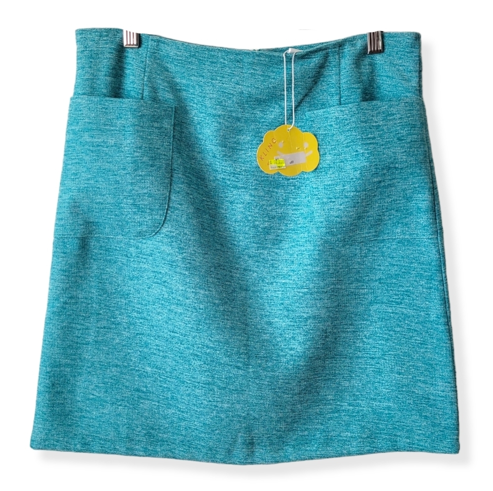 NWT Kling Heathered Green Skirt Size S